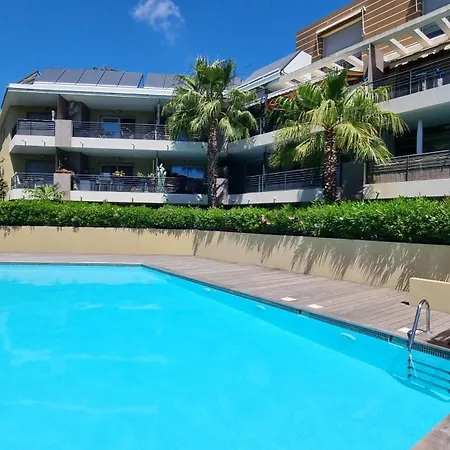Le Familial, Piscine Plage Et Garage Villeneuve-Loubet Exterior photo